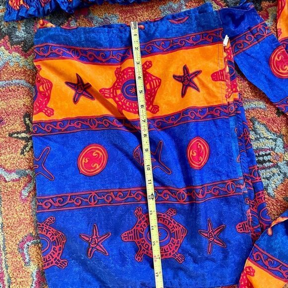 ☀️🐢⭐️ 2 piece beach wear wrap skirt/smock top osfm 🌺 - Picture 8 of 13